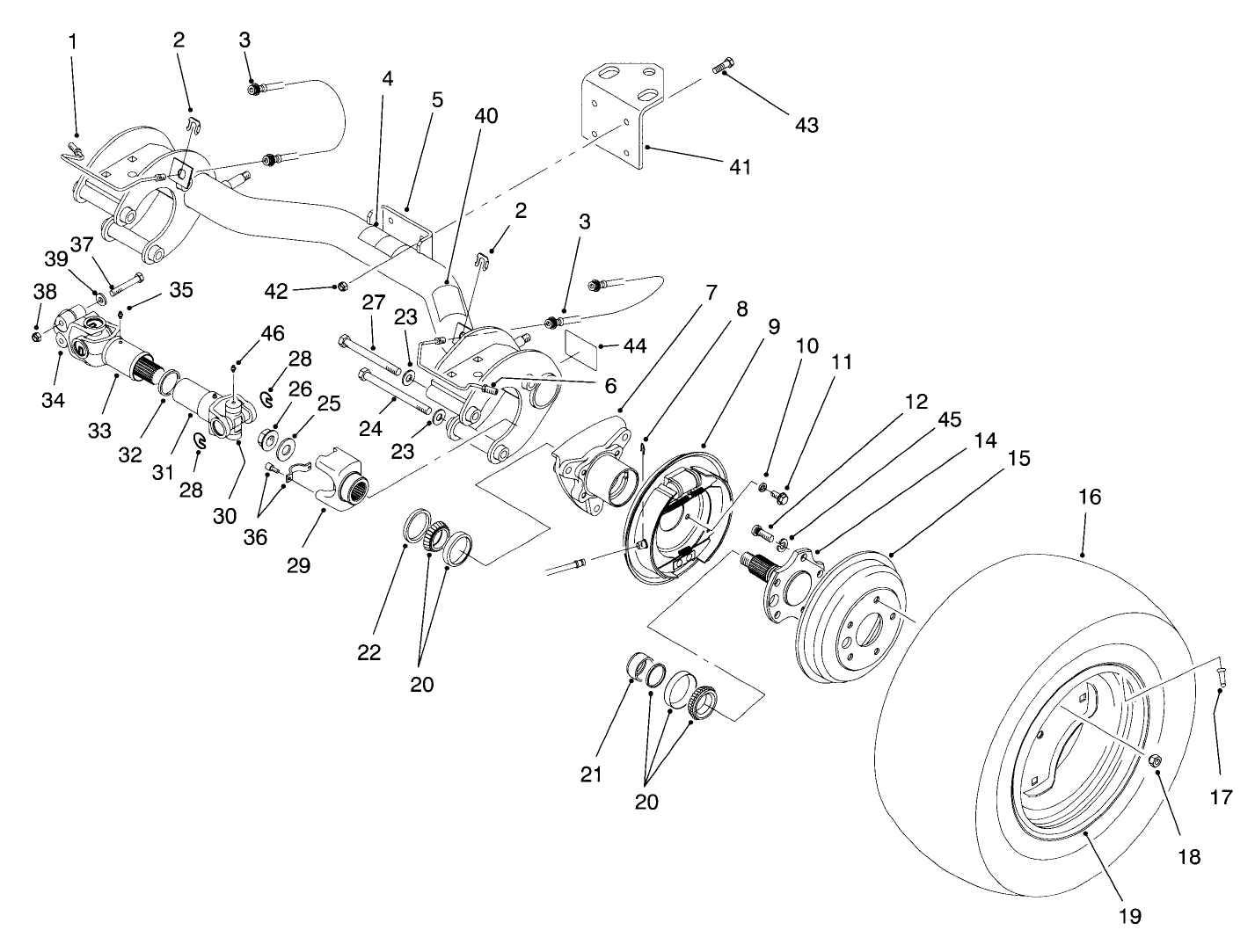 Rear Axle Assembly
