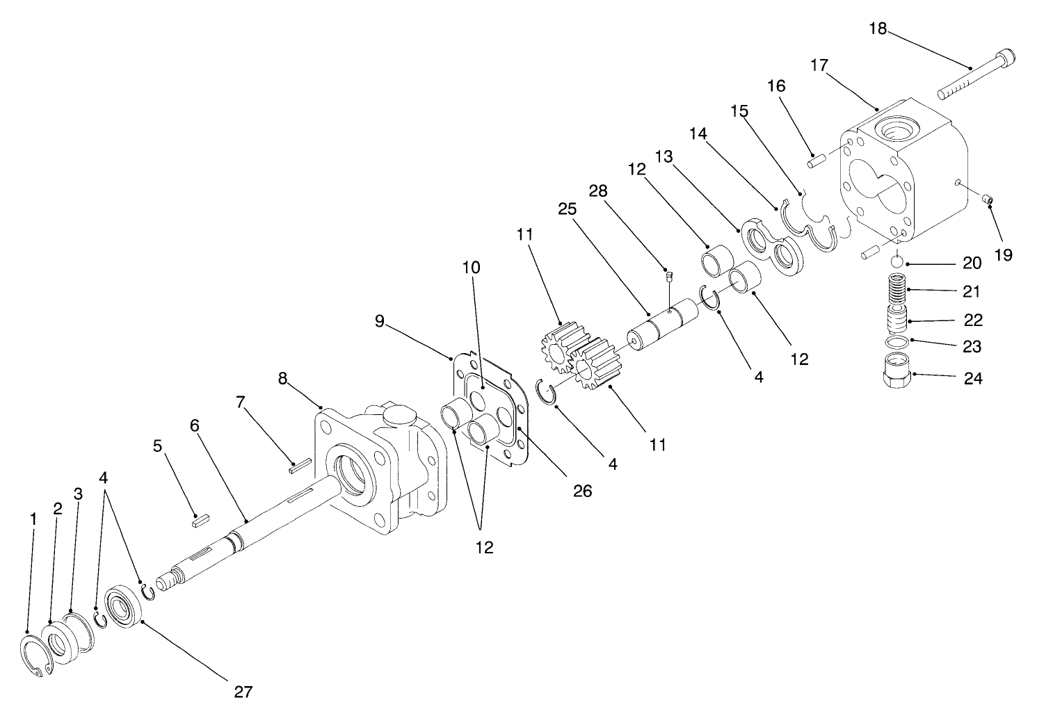 Hydraulic Pump Assembly No. 87-5700