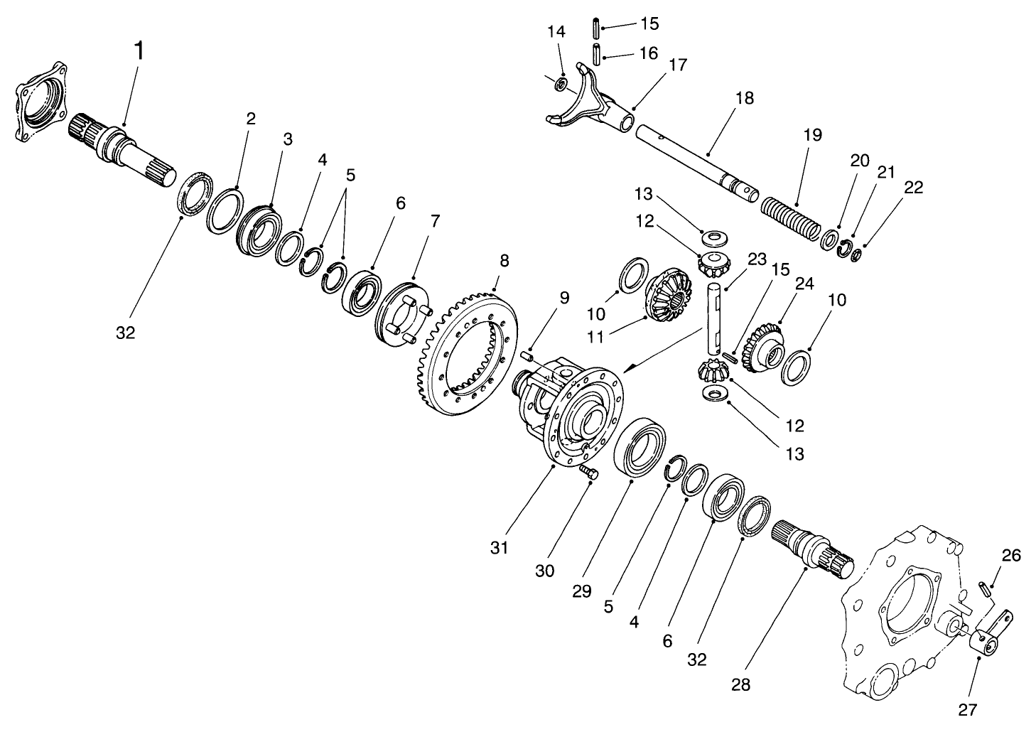 Differential Gear Assembly