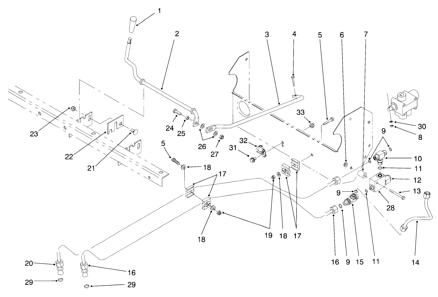 Lift Valve Linkage Assembly