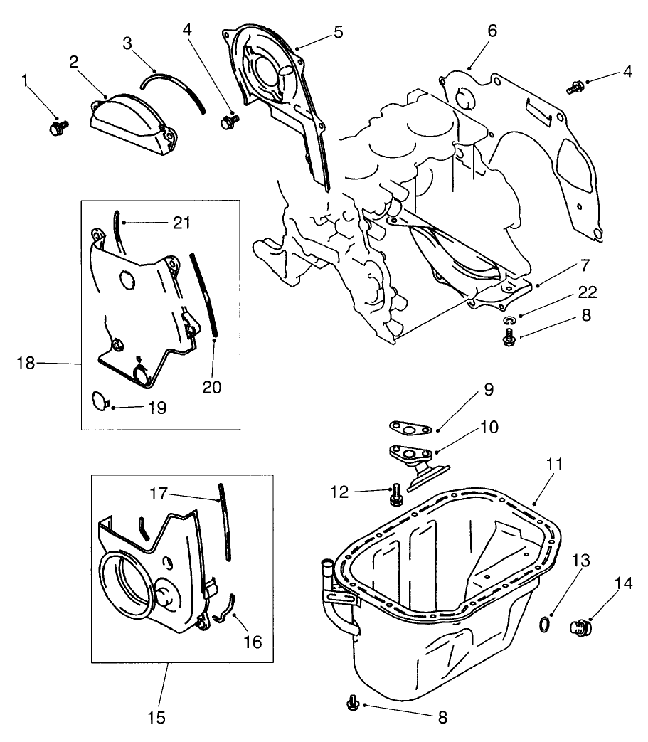 Covers & Oil Pan Assembly