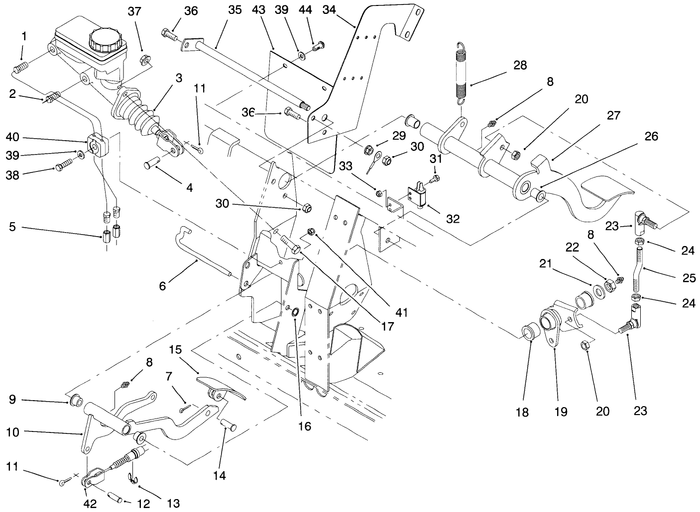 Brake & Accelerator Pedal Assembly