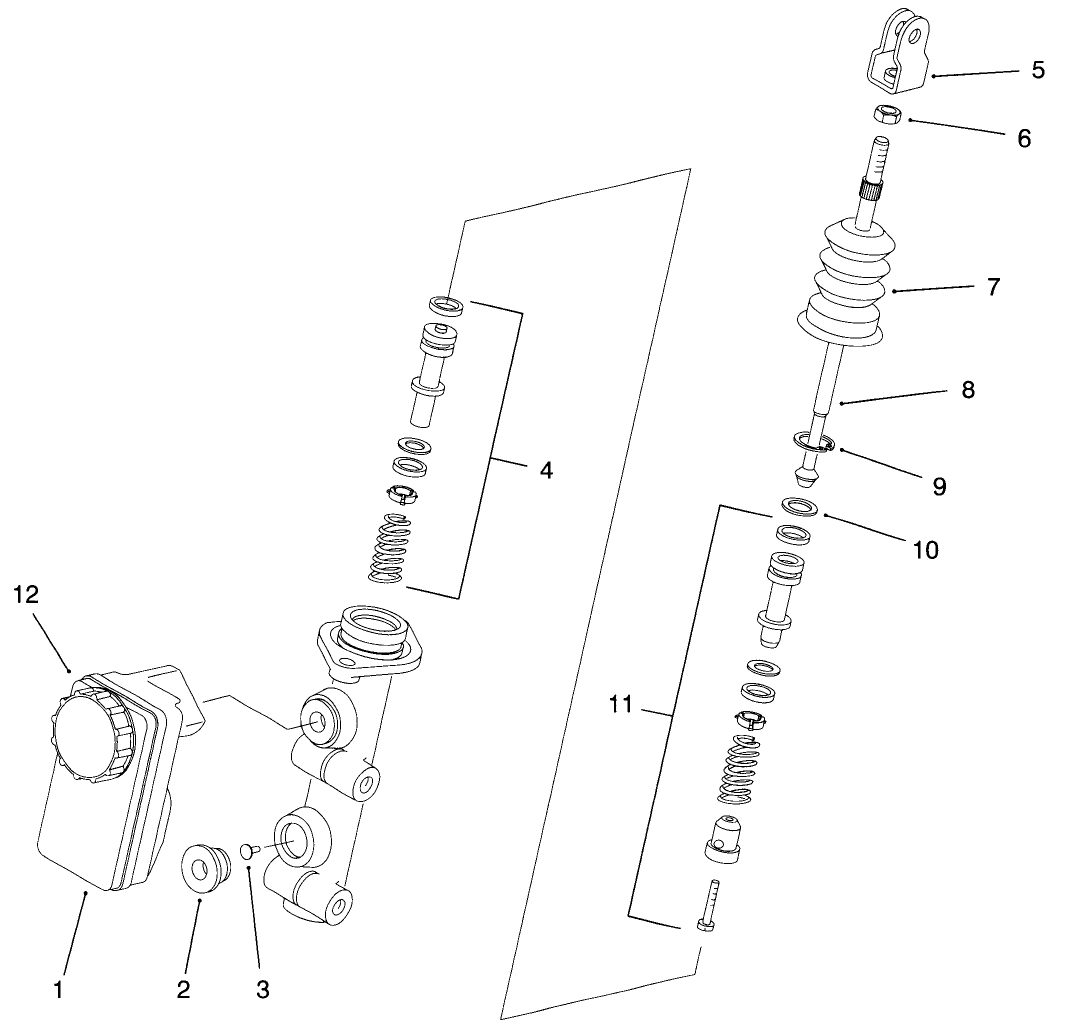 Master Brake Cylinder No. 94-3800