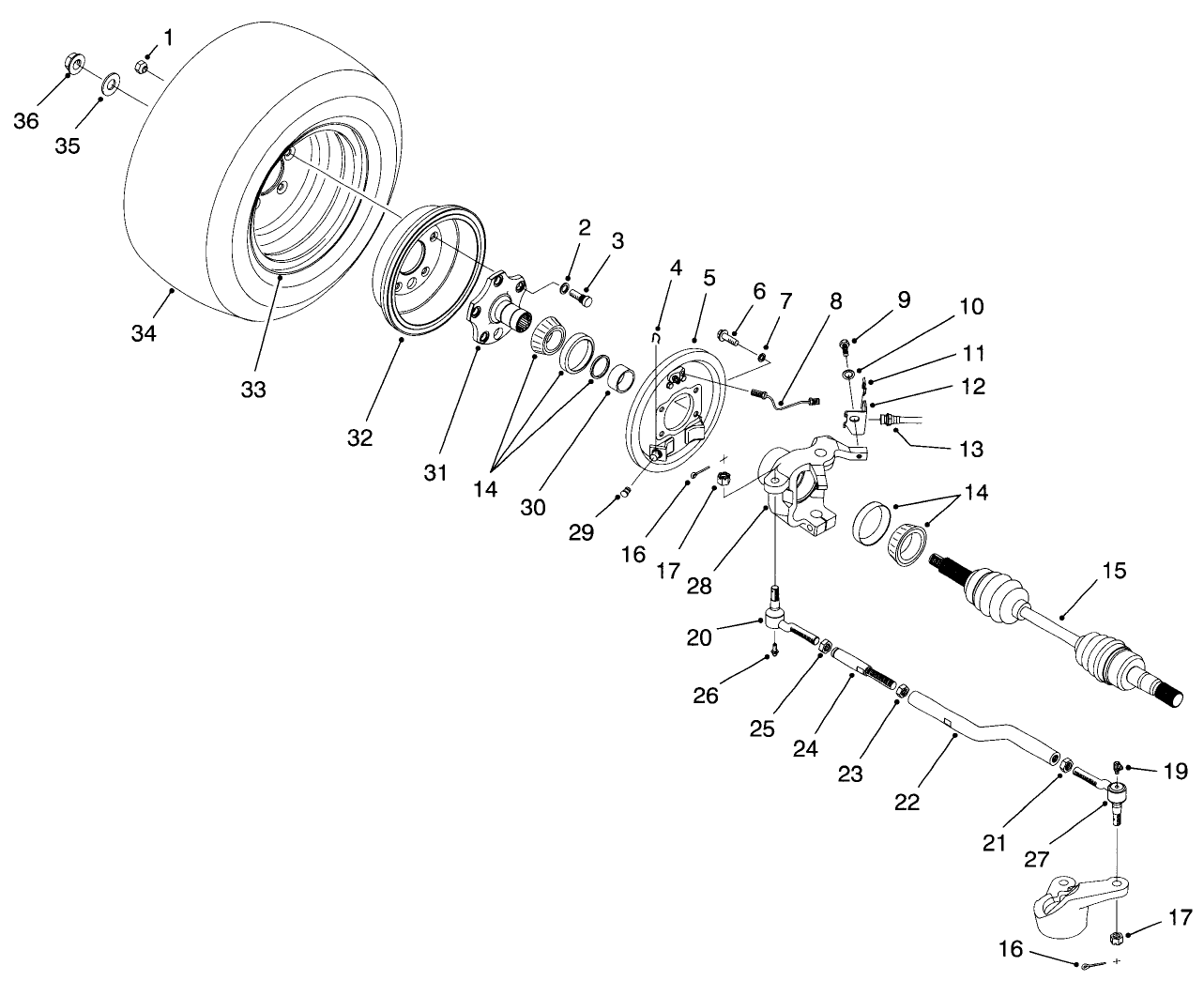 Front Wheel Assembly