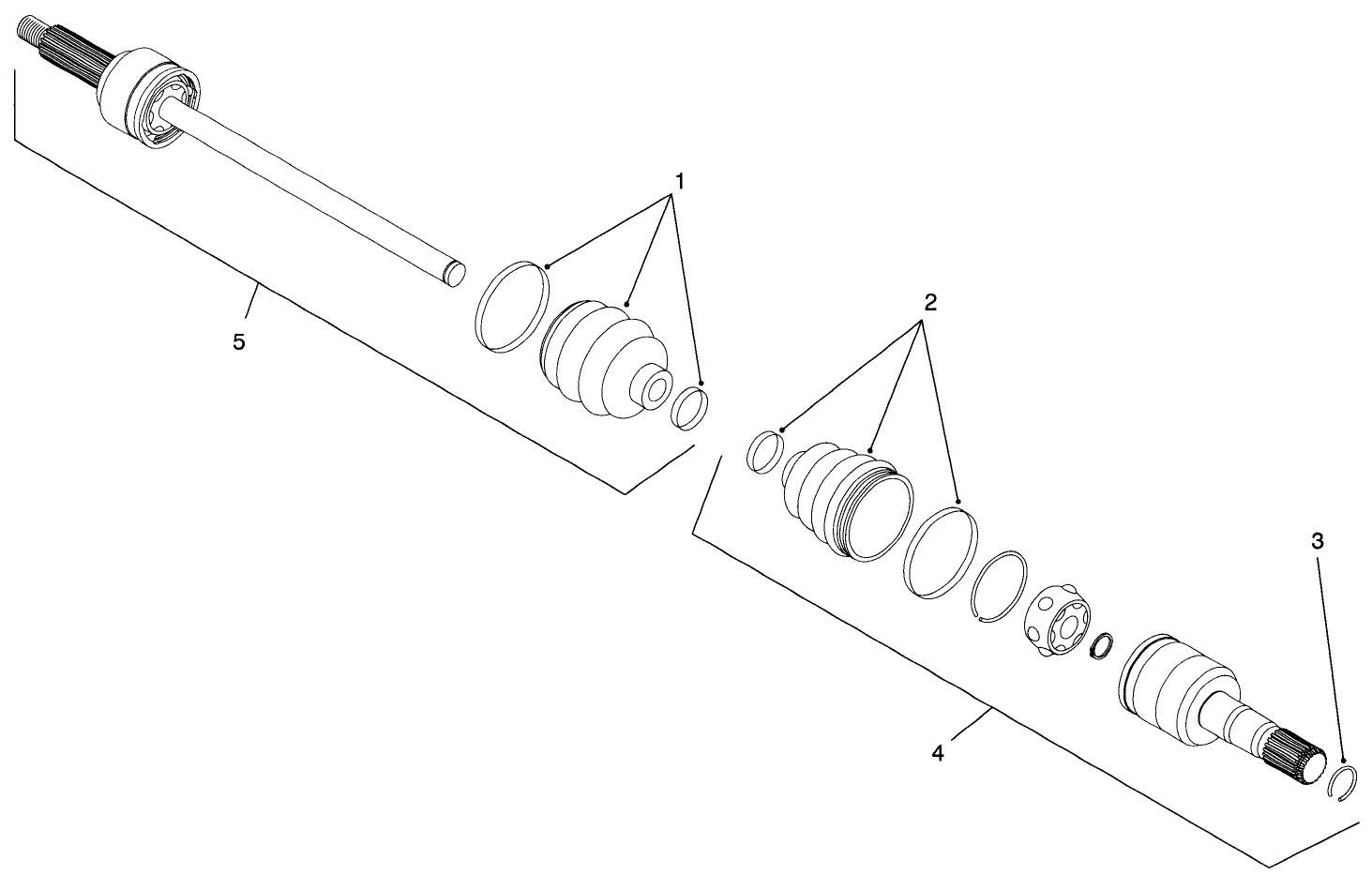 Constant Velocity (cv) Joint Assembly No. 93-7078