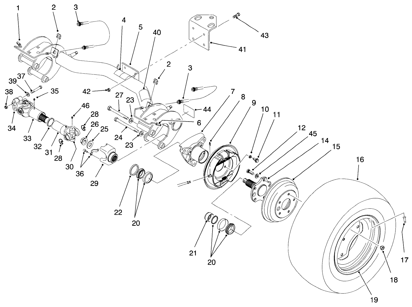 Rear Axle Assembly