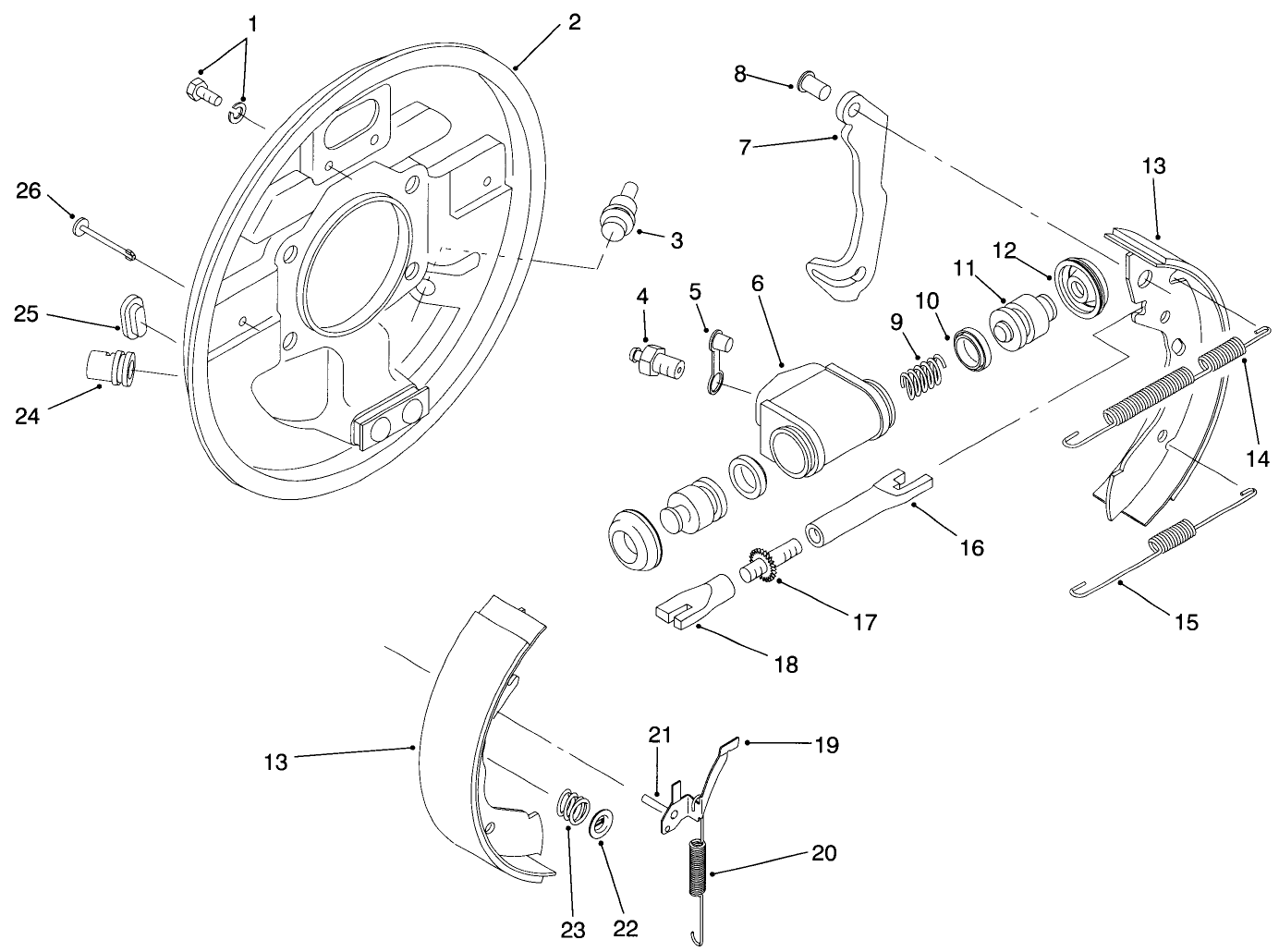 Rear Brake Assembly