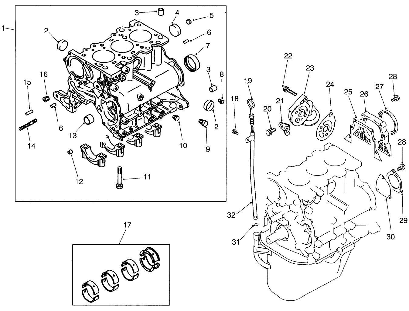 Cylinder Block Assembly
