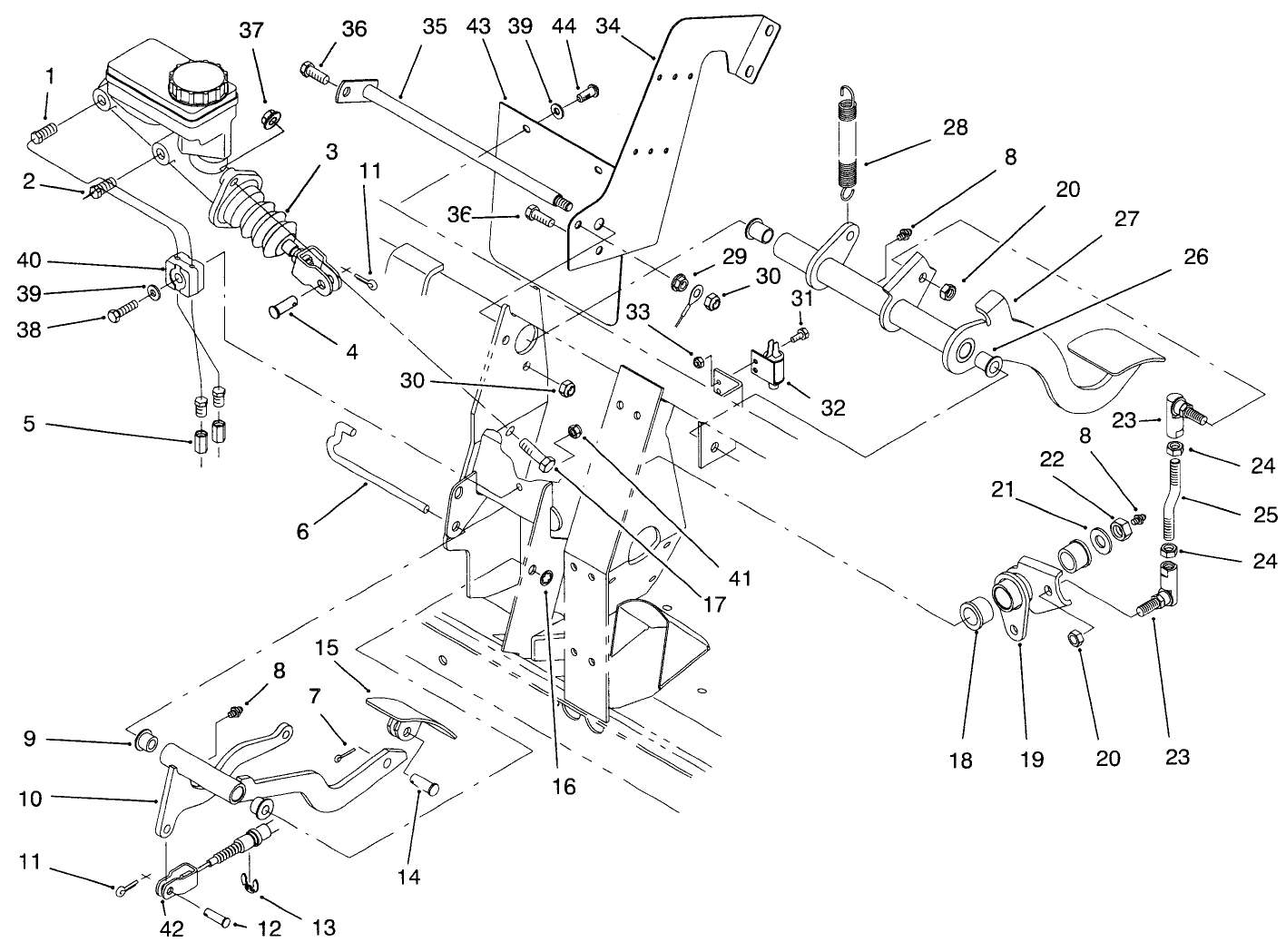 Brake & Accelerator Pedal Assembly