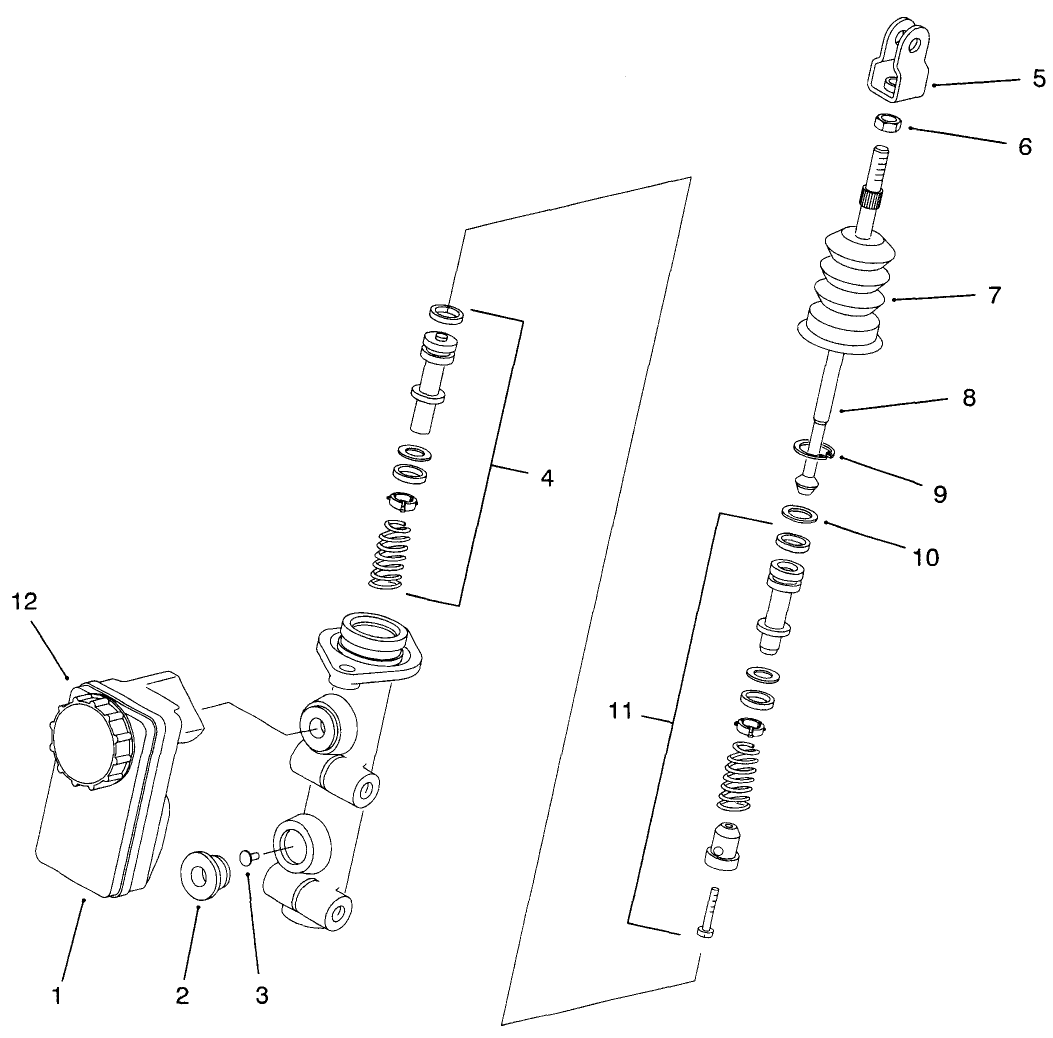 Master Brake Cylinder No. 94-3800