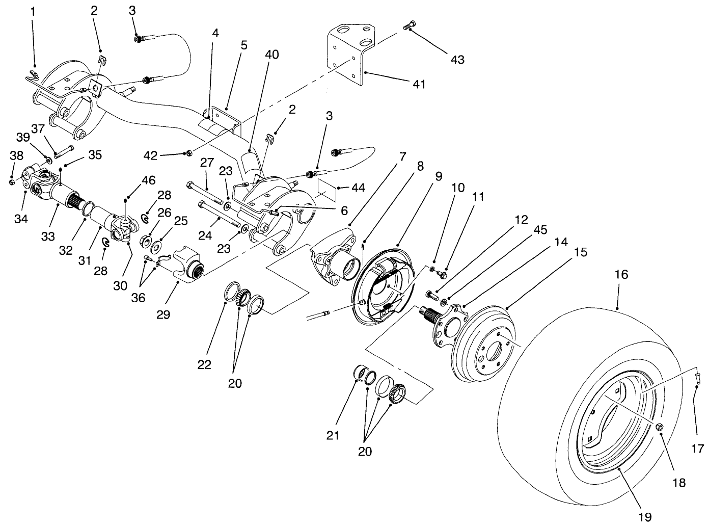 Rear Axle Assembly