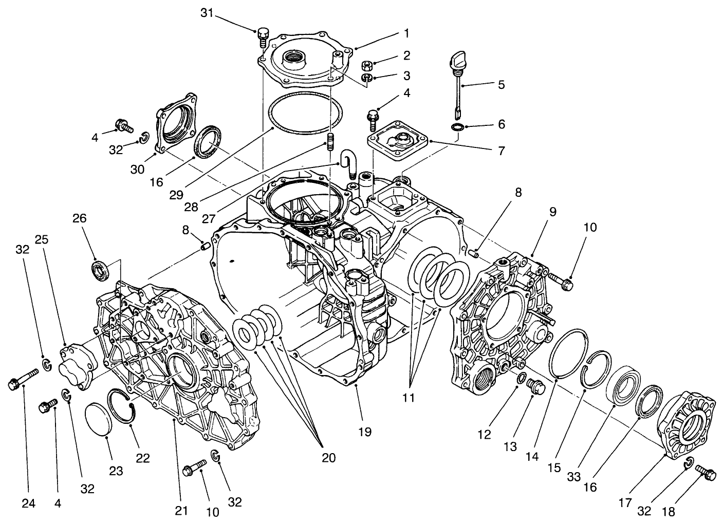 Transaxle Case Assembly