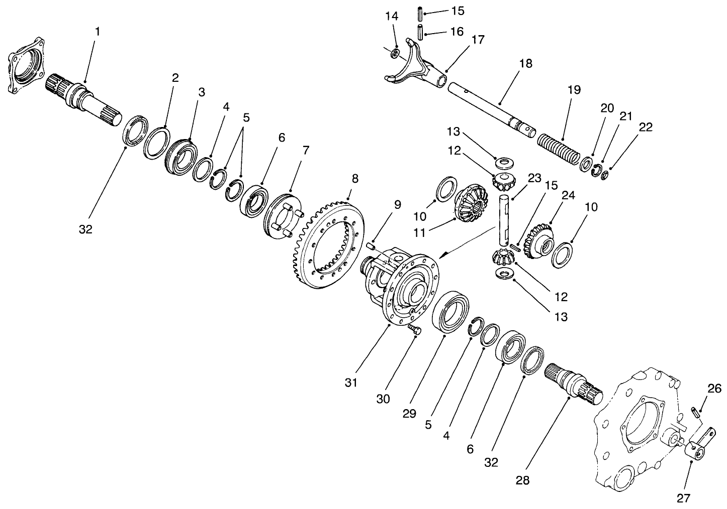 Differential Gear Assembly