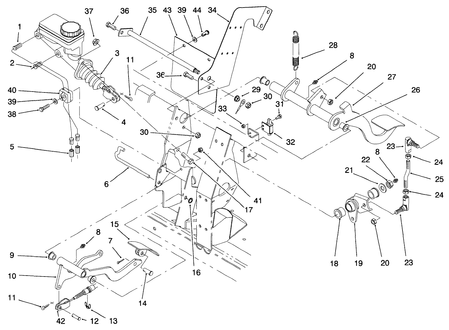 Brake & Accelerator Pedal Assembly