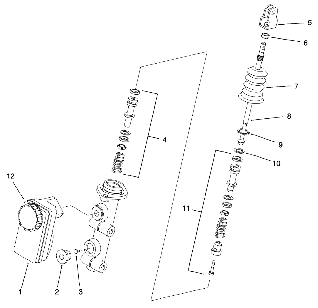 Master Brake Cylinder No. 94-3800