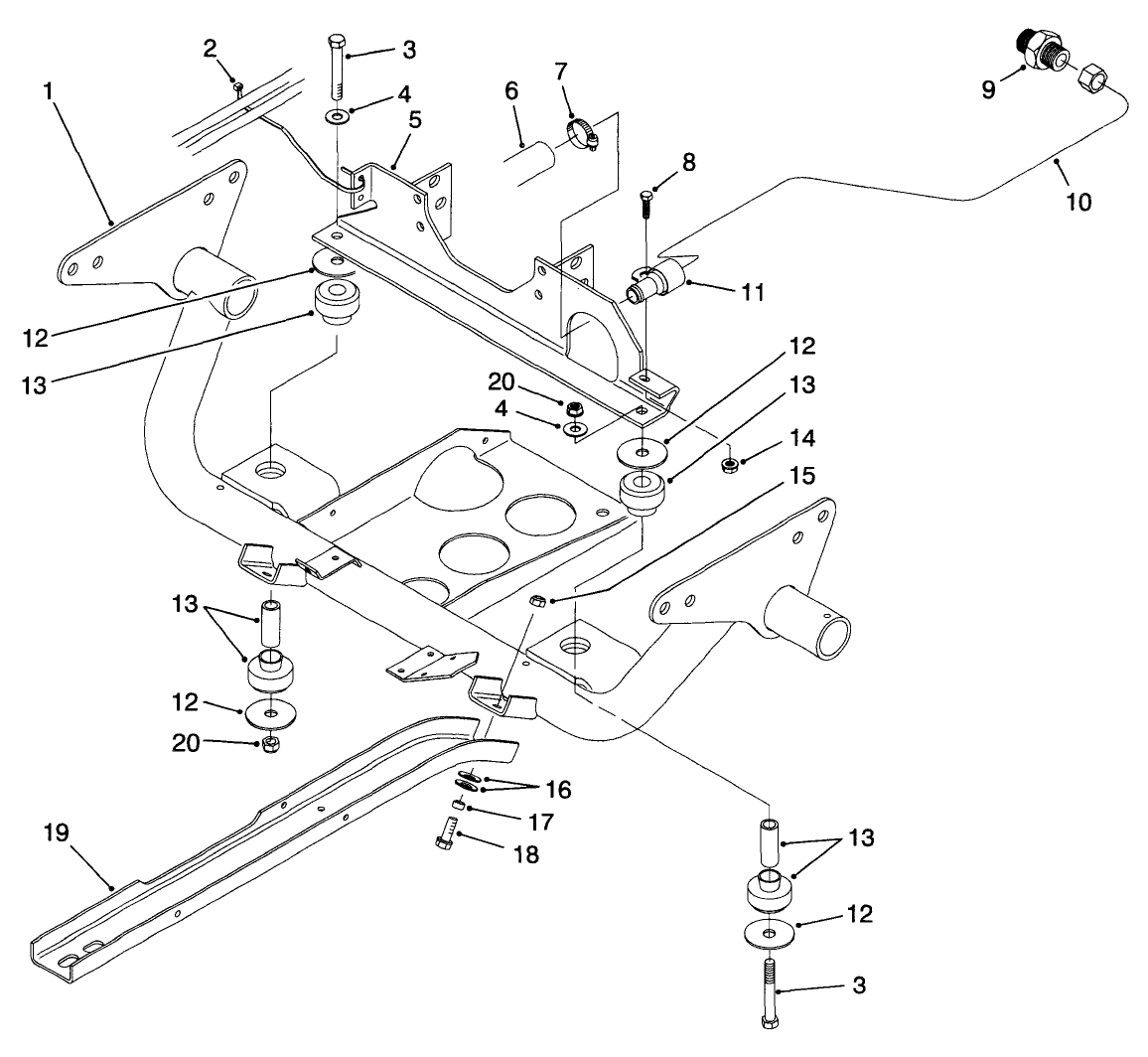 Engine Frame Assembly