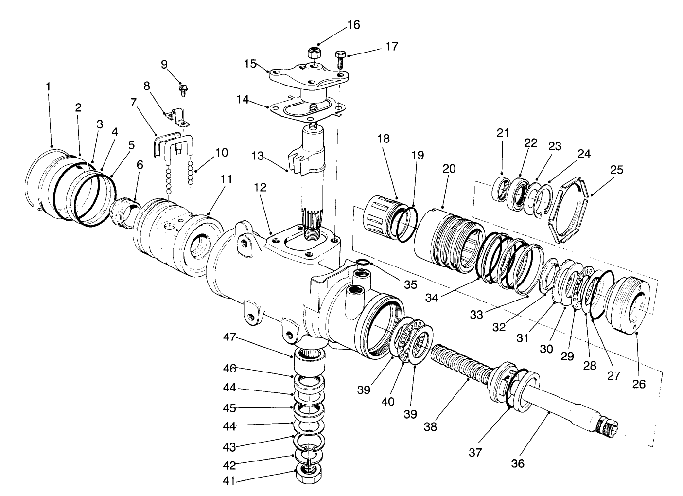 Steering Gear Assembly No. 87-1500