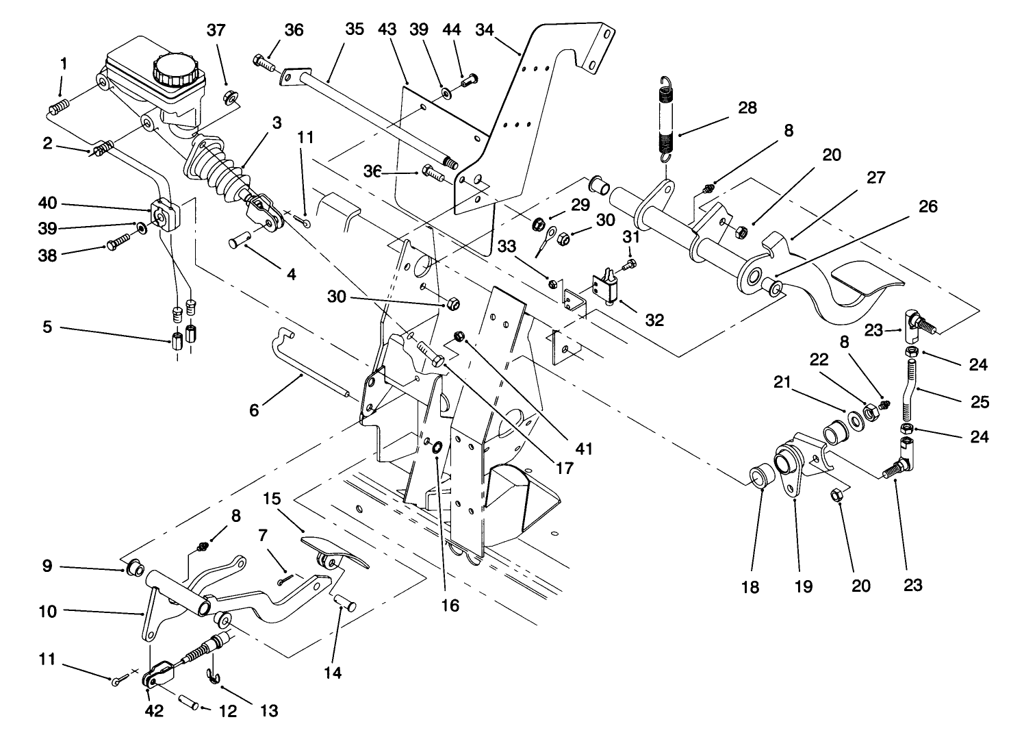 Brake & Accelerator Pedal Assembly