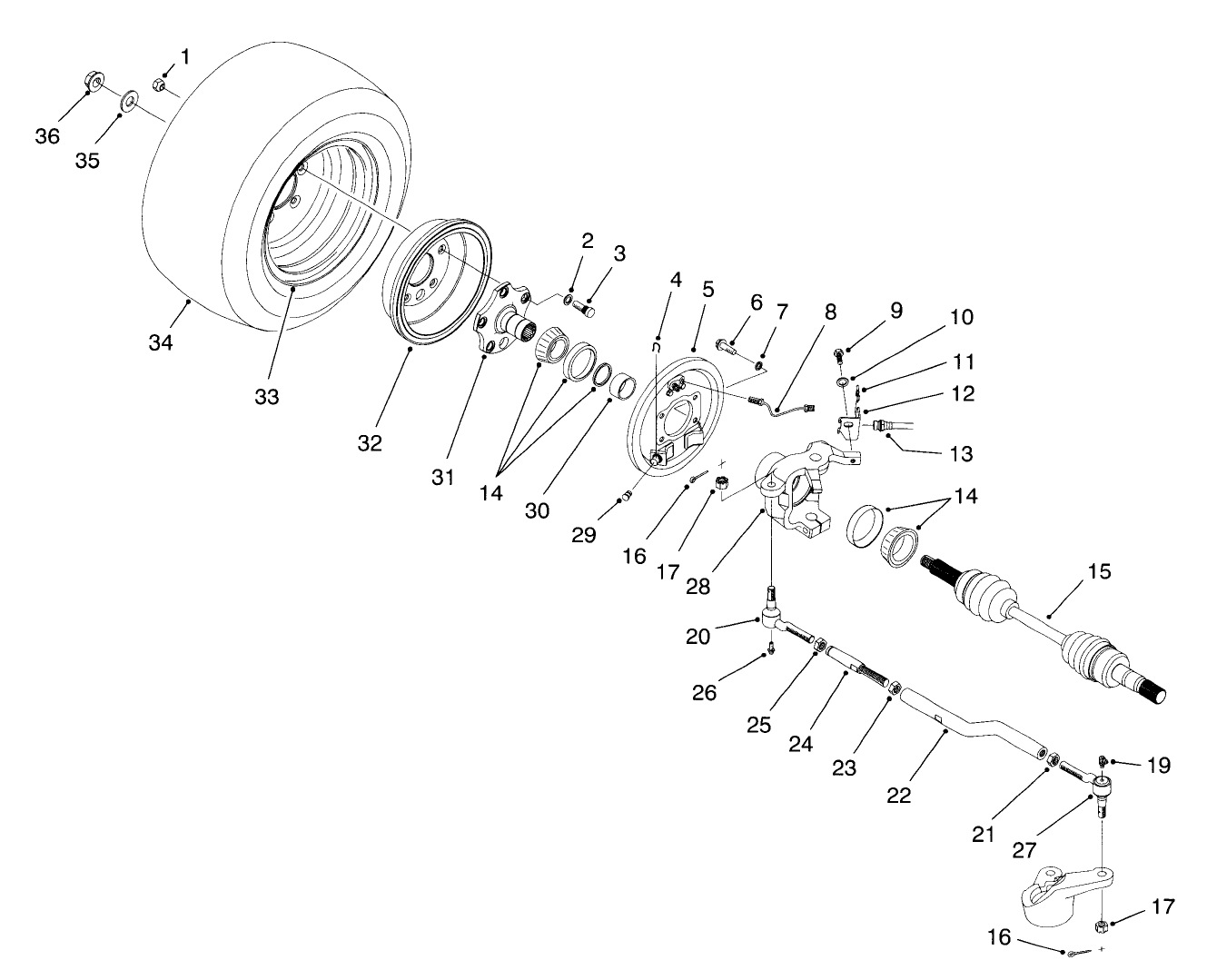 Front Wheel Assembly