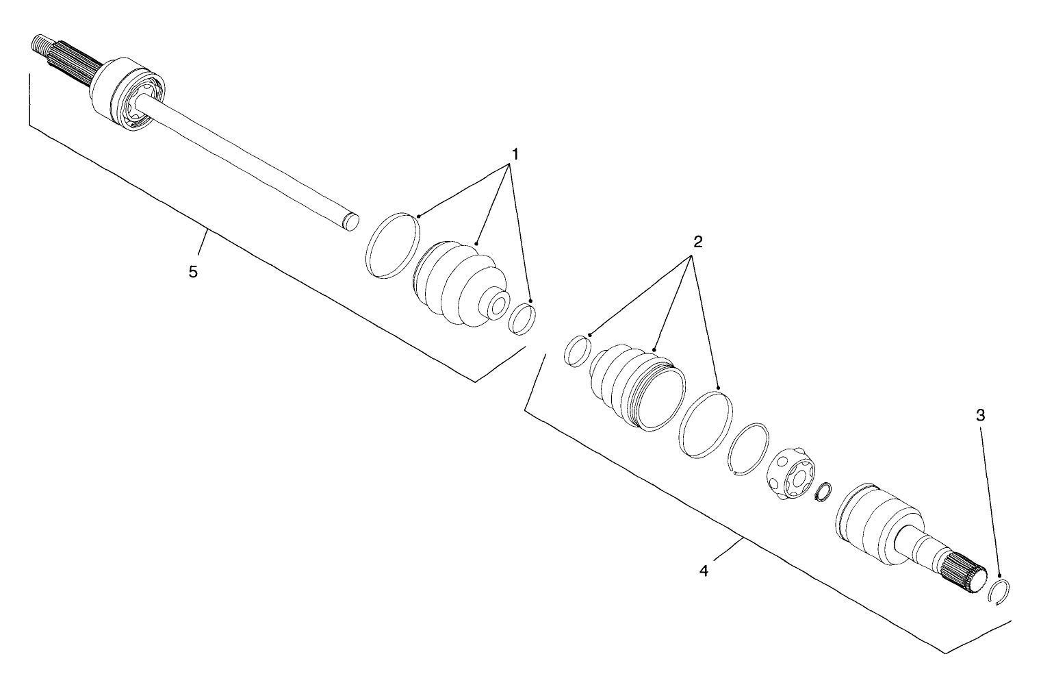 Constant Velocity (cv) Joint Assembly No. 93-7078