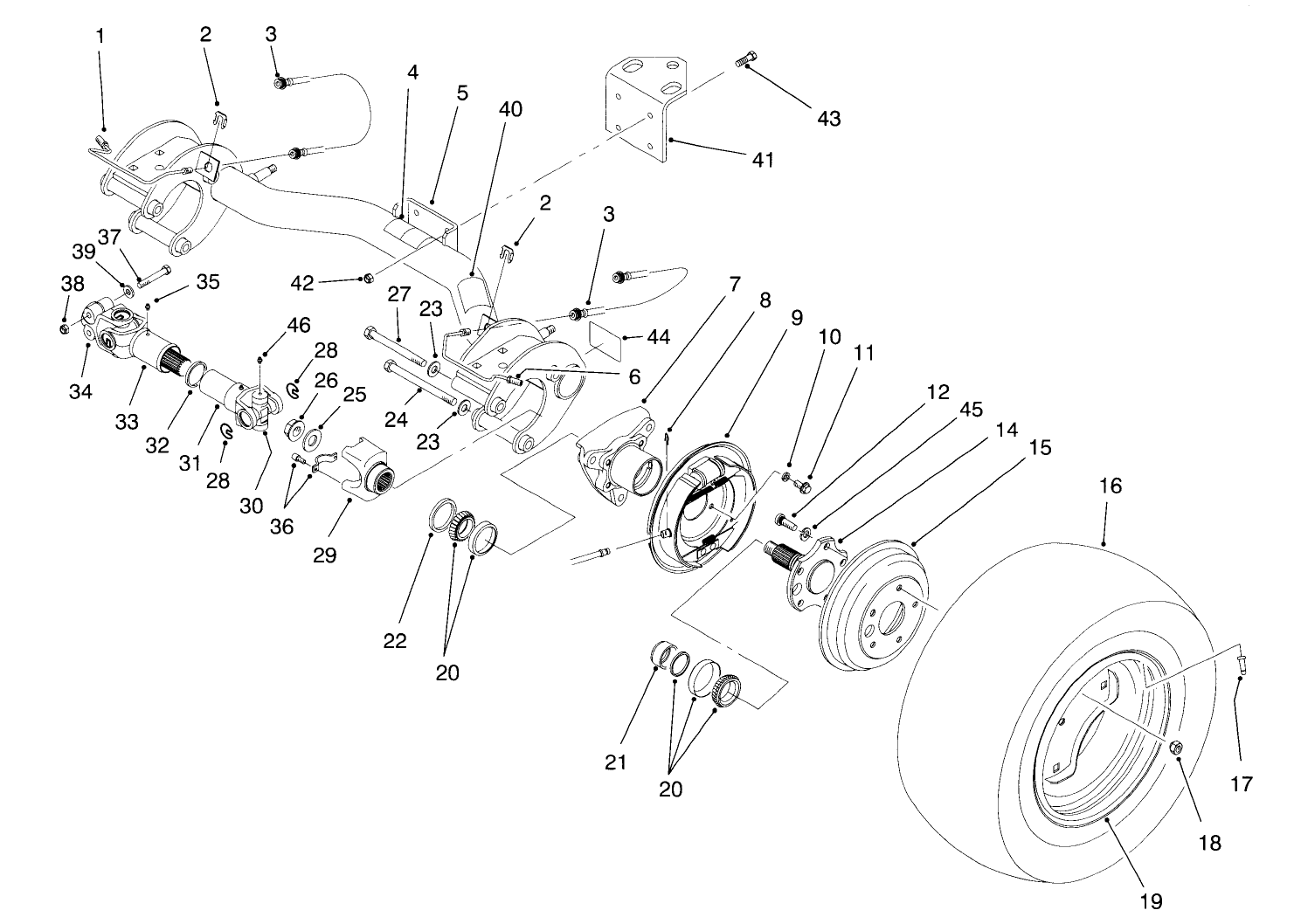 Rear Axle Assembly