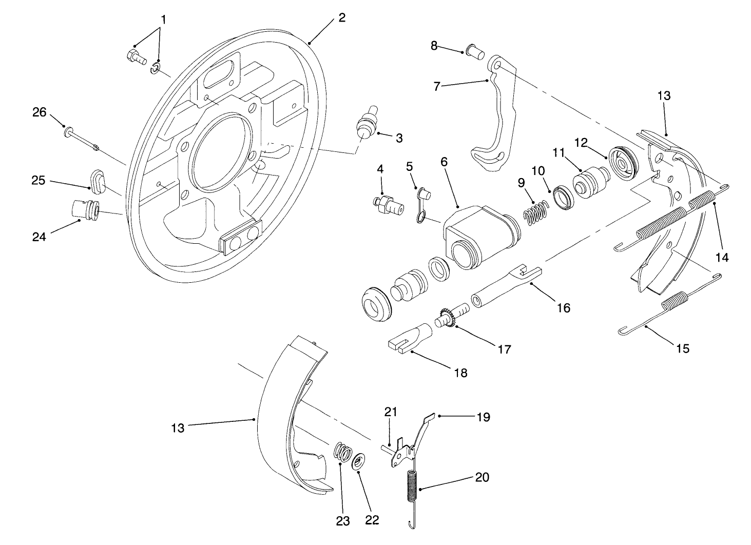 Rear Brake Assembly