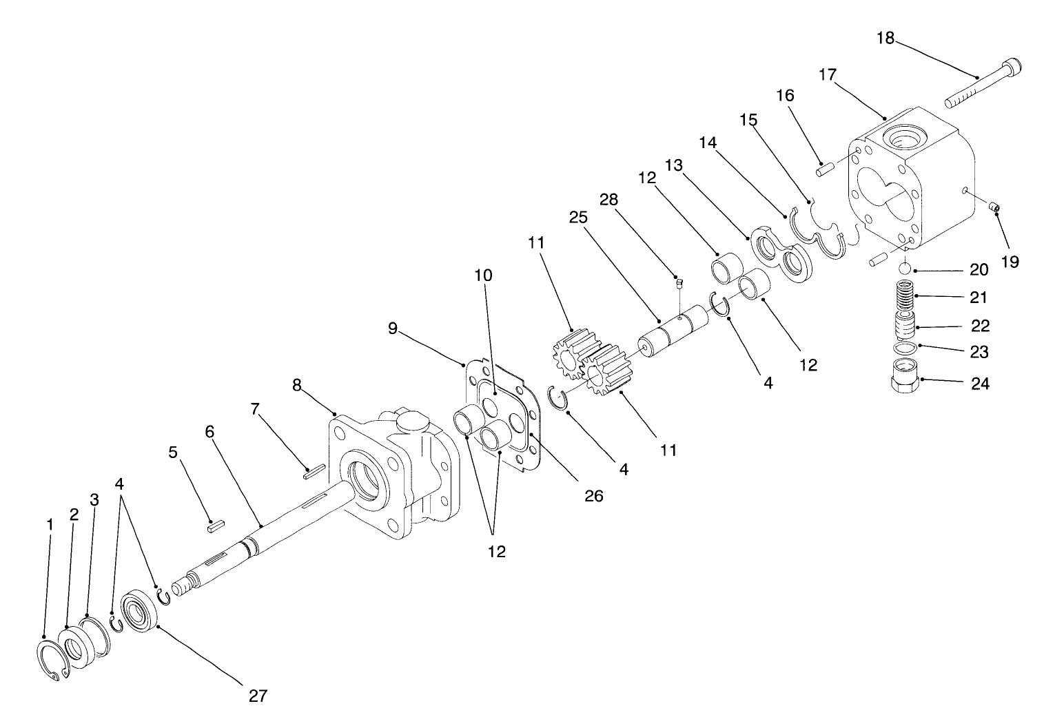 Hydraulic Pump Assembly No. 87-5700