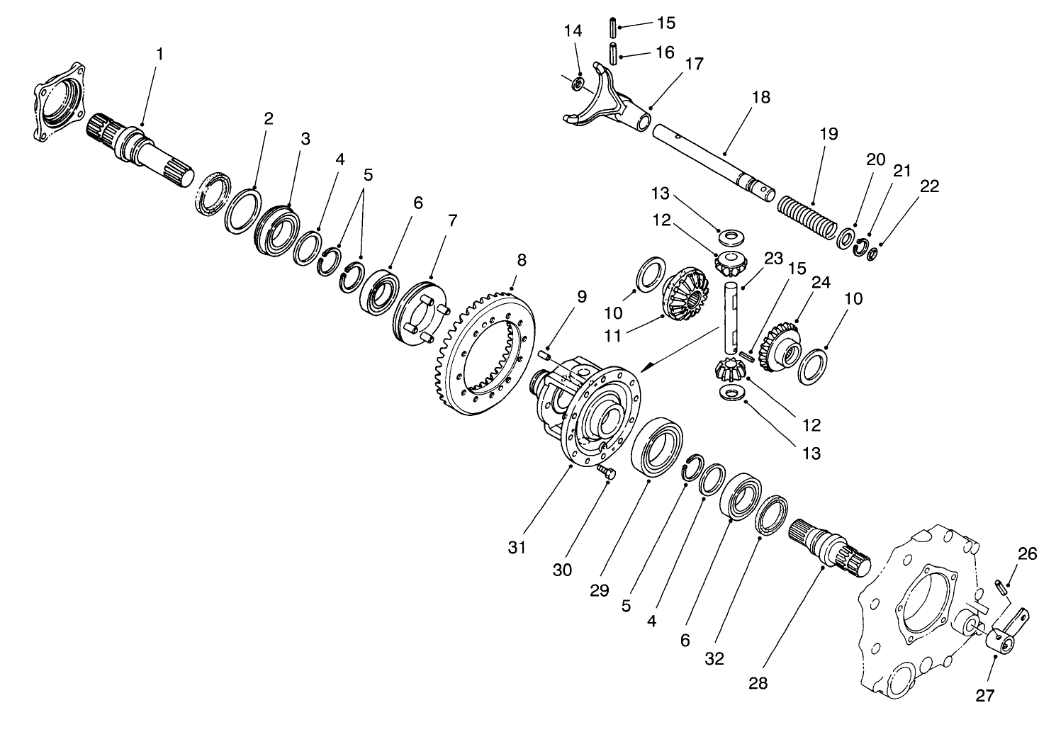 Differential Gear Assembly