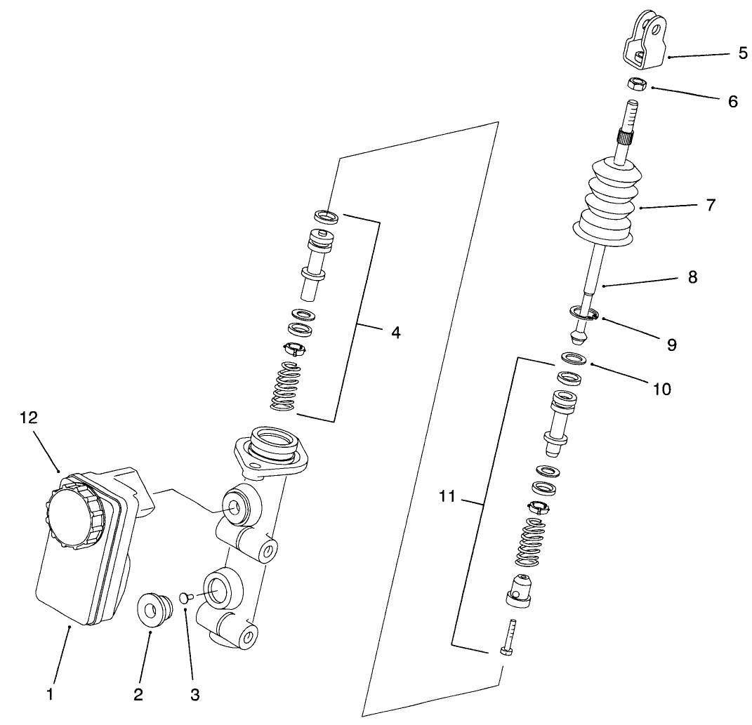 Master Brake Cylinder No. 94-3800