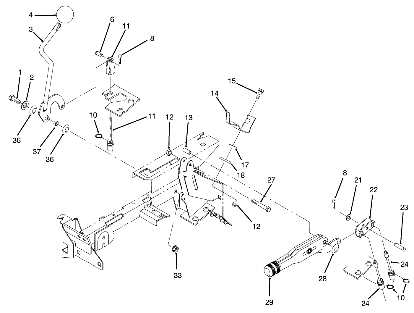 Differential Lock & Parking Brake Assemblies