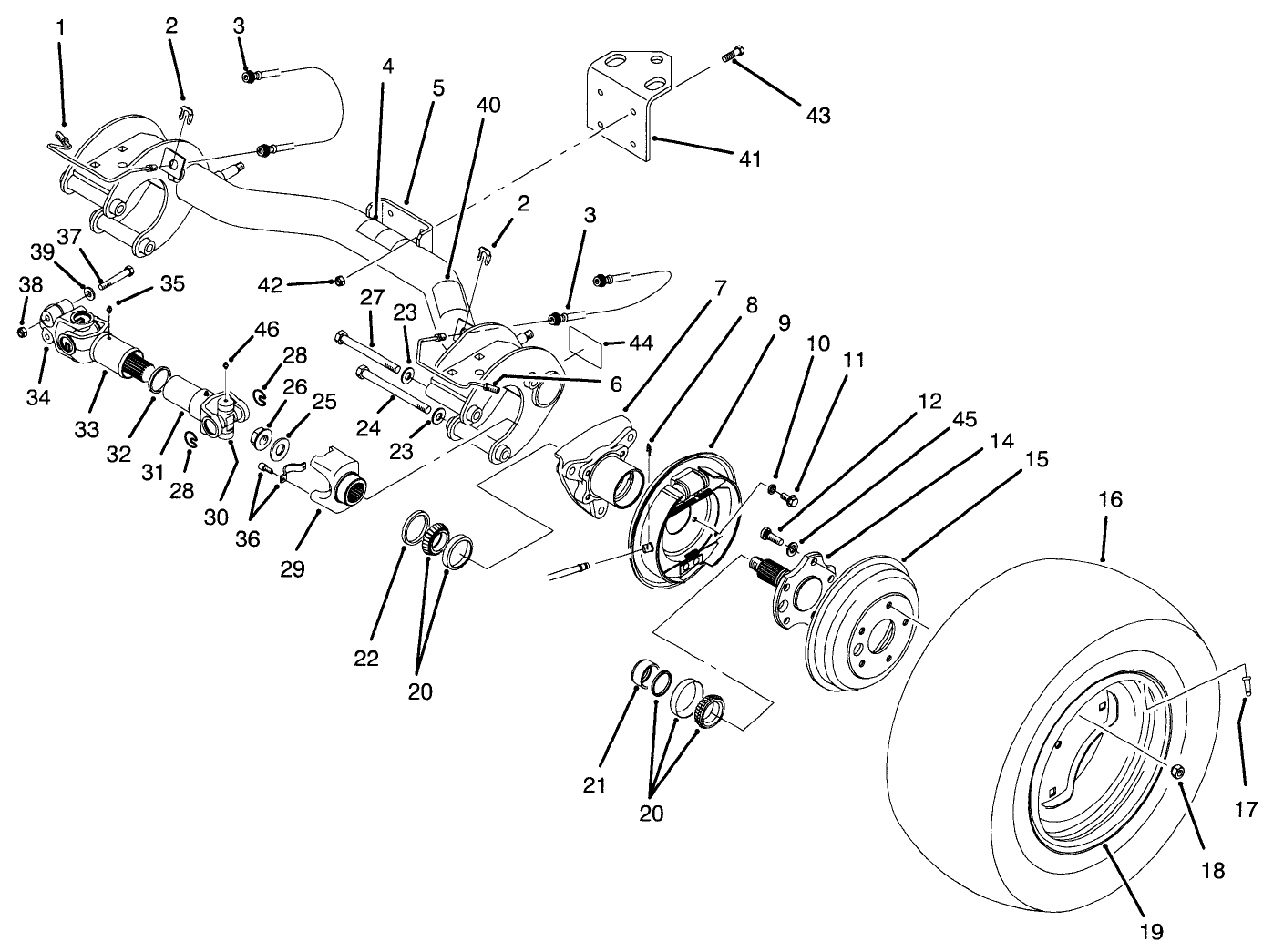 Rear Axle Assembly