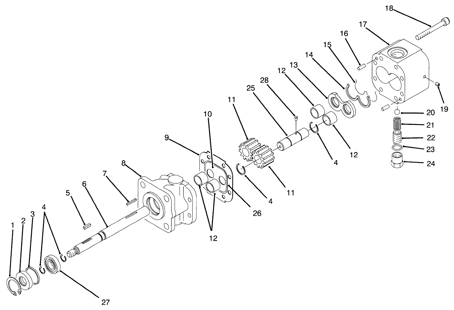 Hydraulic Pump Assembly No. 87-5700