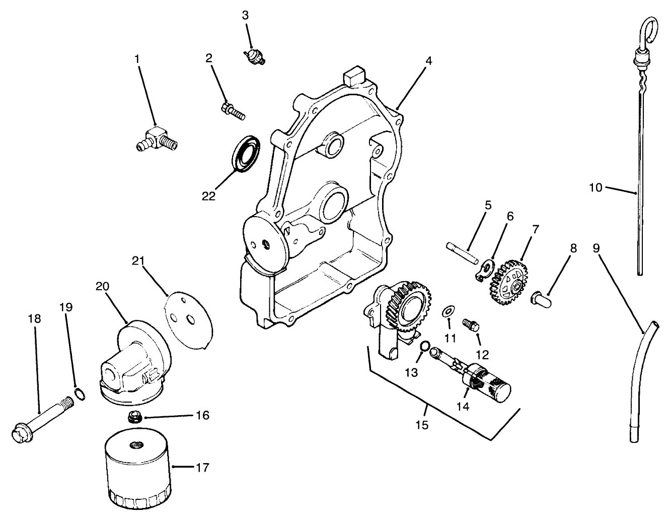 Engine Kohler Model Ch22s Spec. No. 66513 (cont.)