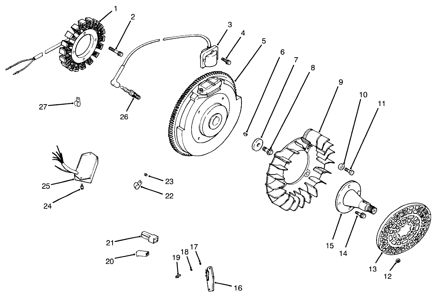 Engine Kohler Model Ch22s Spec. No. 66513 (cont.)