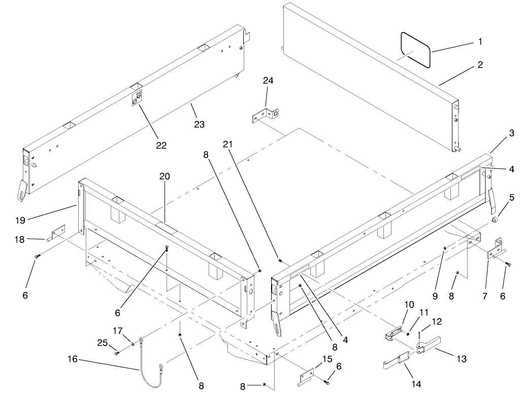 Fold Down Side Assembly
