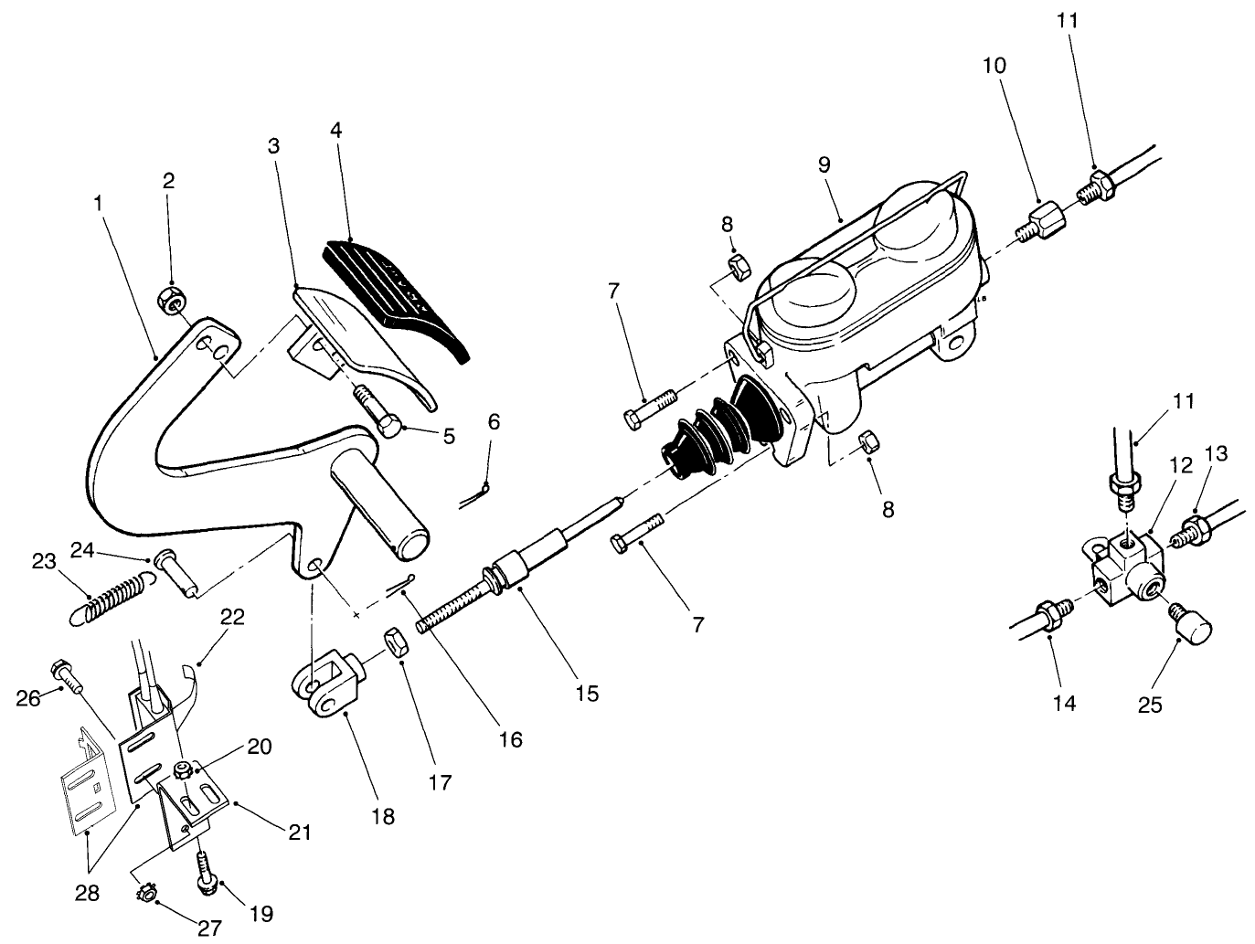 Service Brake Assembly