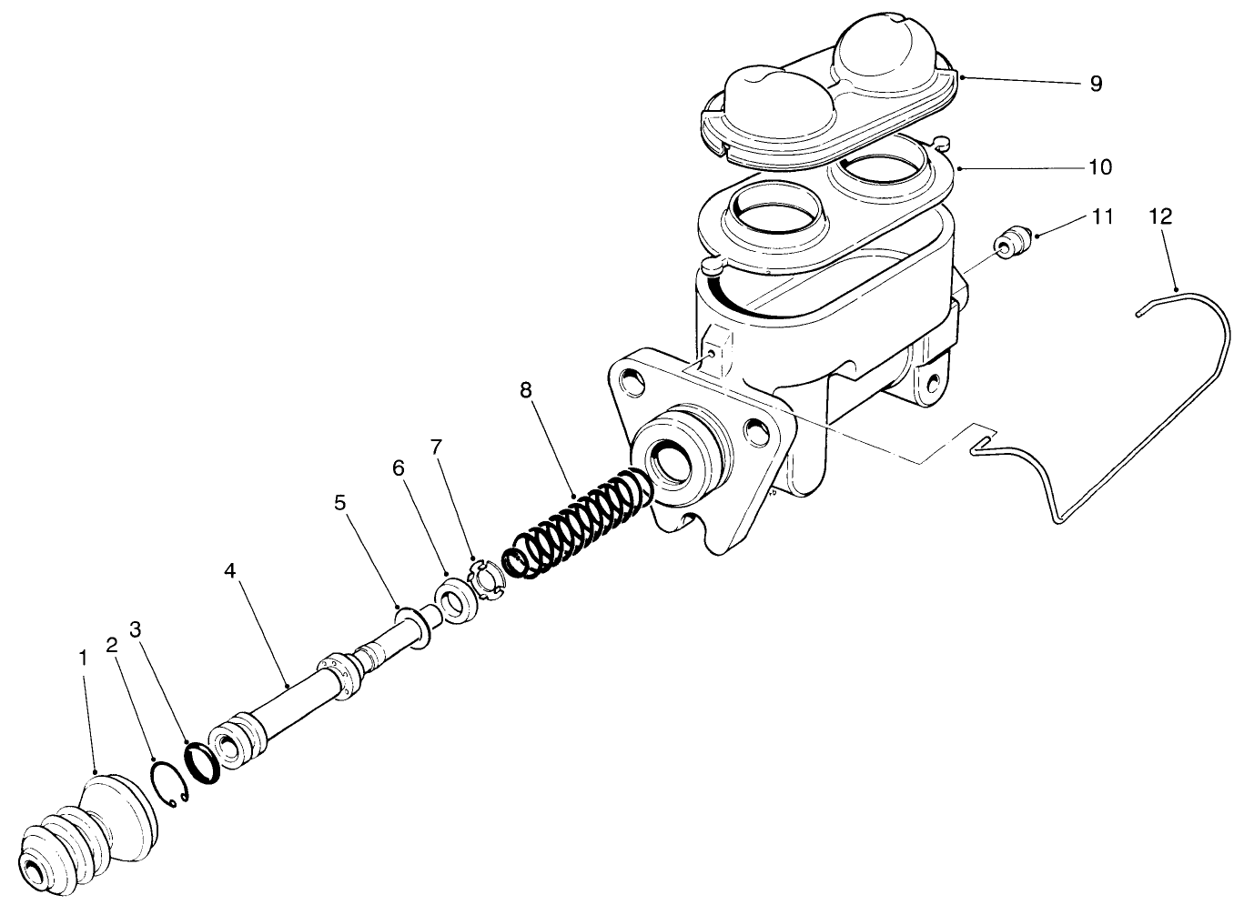 Brake System Master Cylinder No. 69-2640