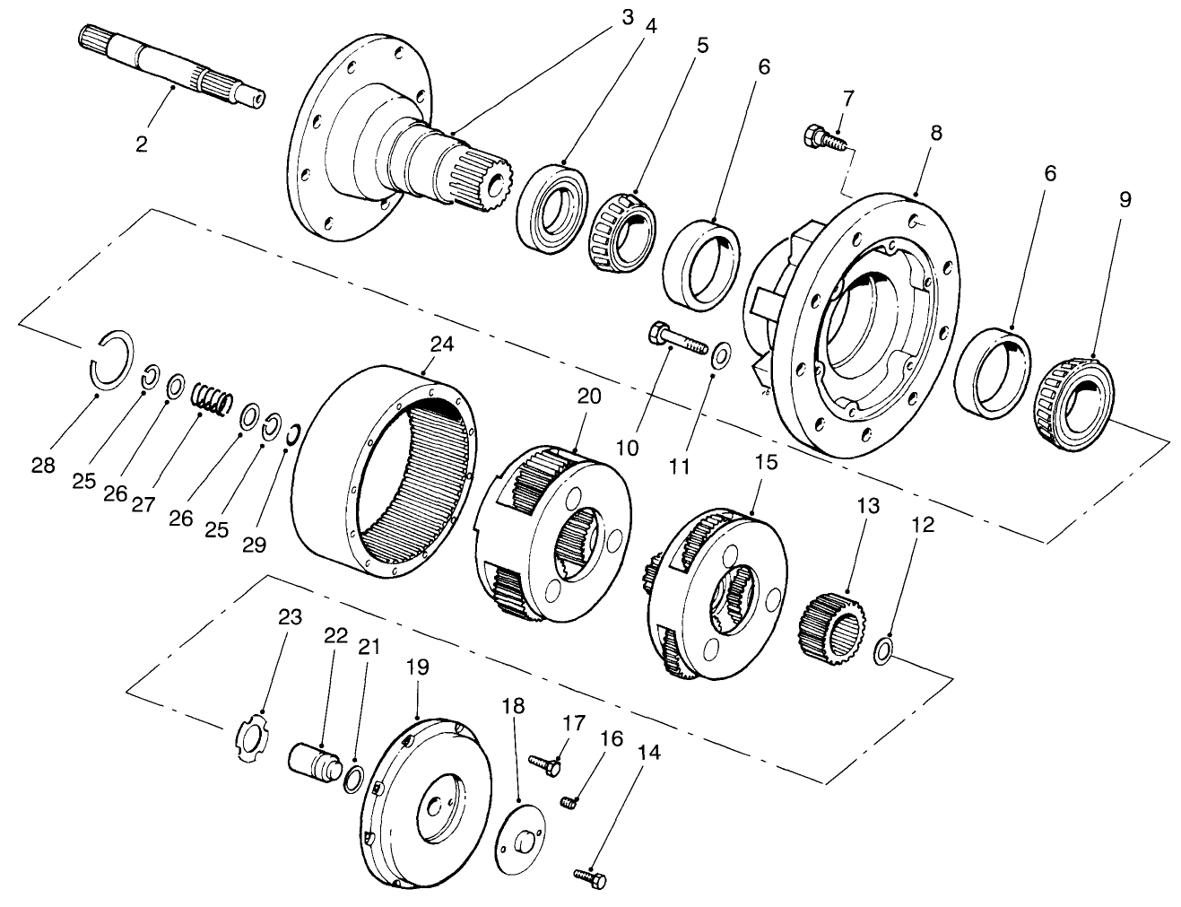 Planetary Gear Assembly No. 69-1730