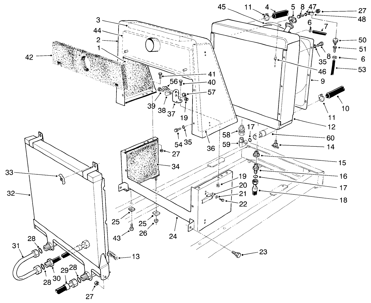 Radiator & Oil Cooler Assembly
