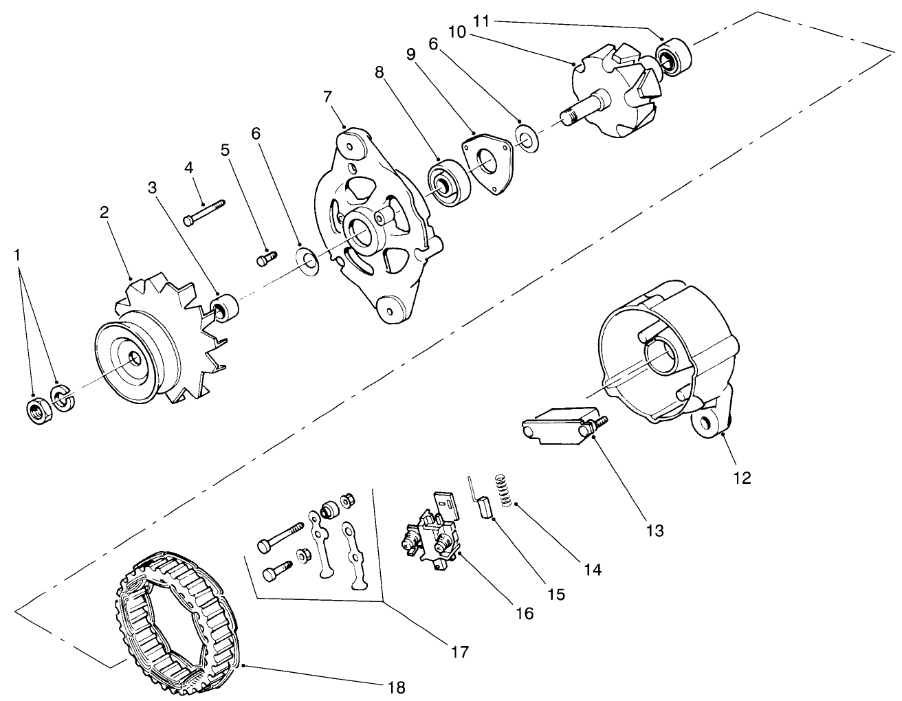 Alternator Assembly No. 70-5760