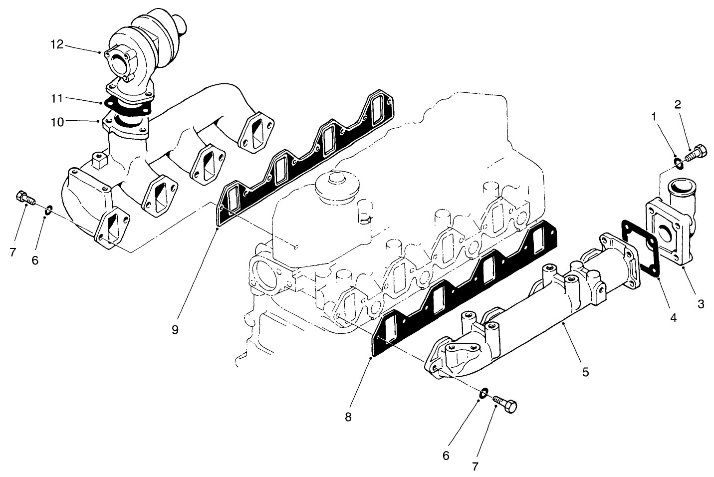 Intake & Exhaust Manifold Assembly