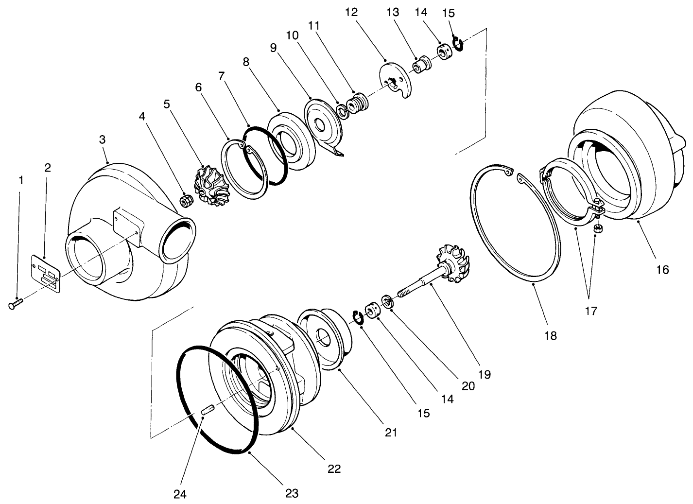 Turbocharger Assembly No. 70-6430