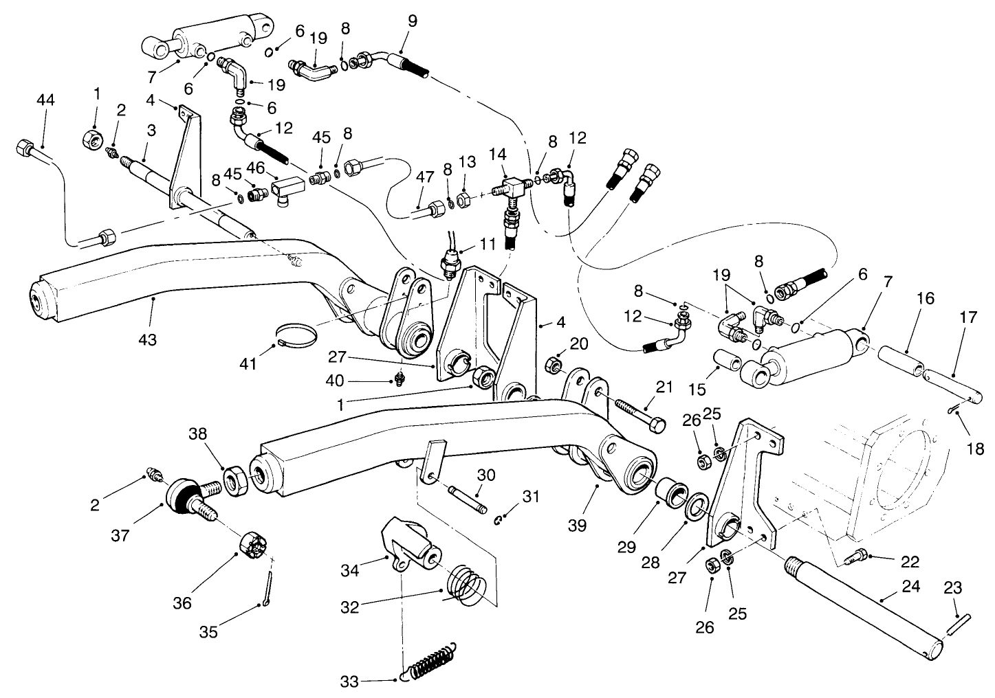 Front Lift Arm Assembly
