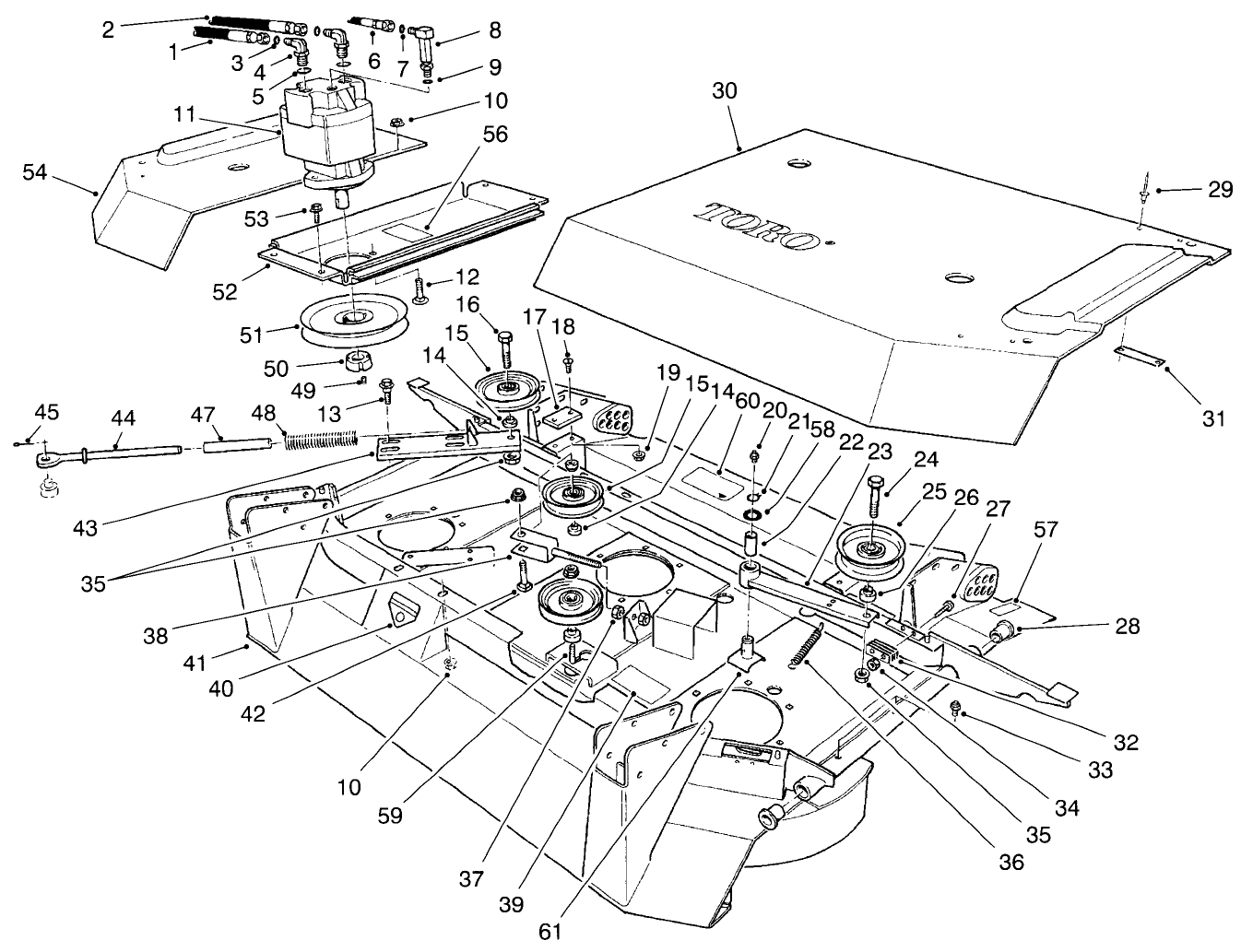 Center Deck Model No. 30592