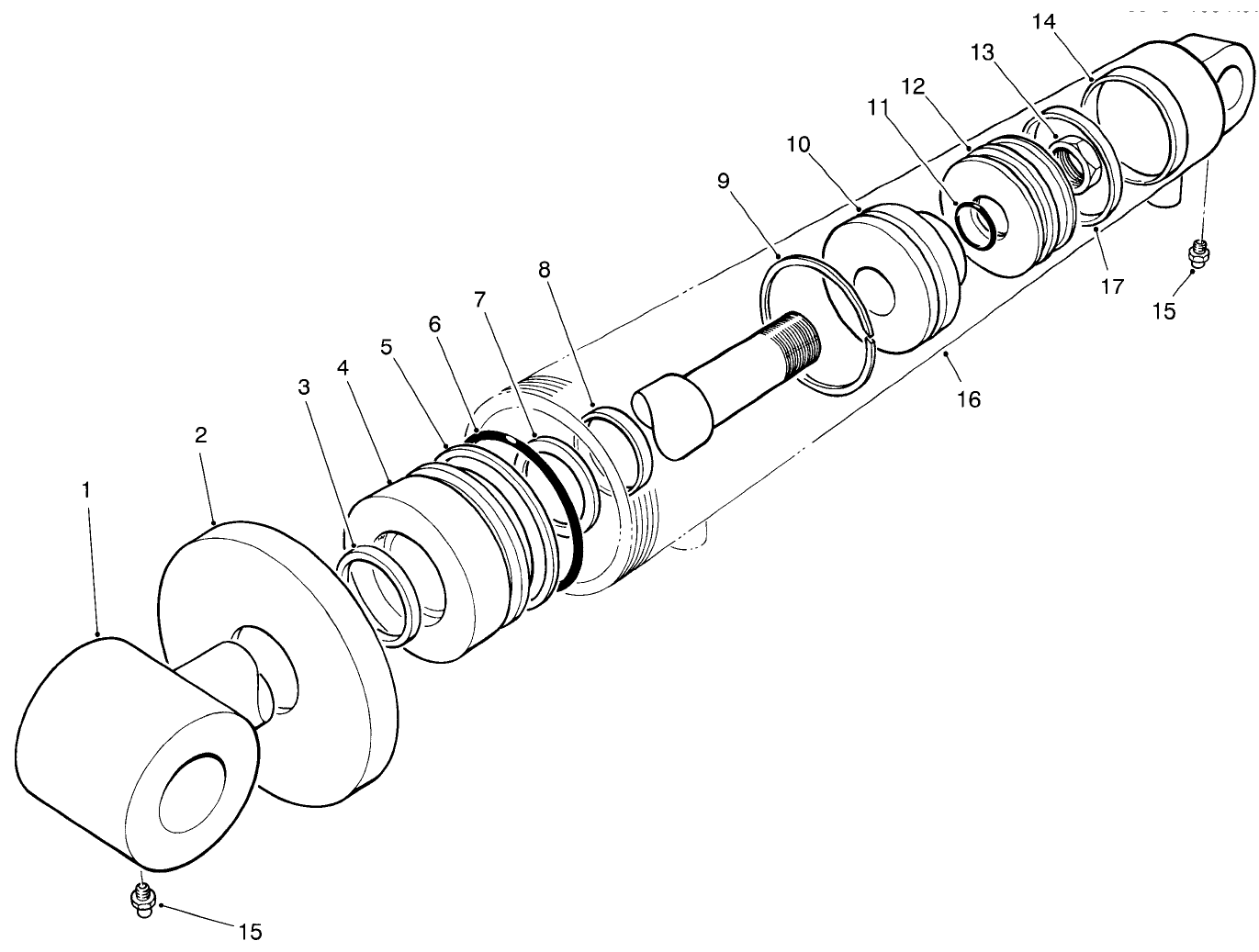 Hydraulic Cylinder Assembly No. 74-2170