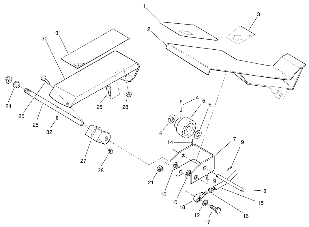 Traction Pedal Assembly