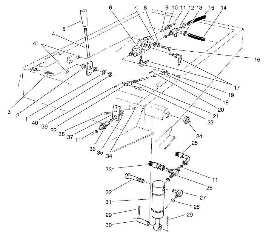 Hydraulic Lift System Assembly