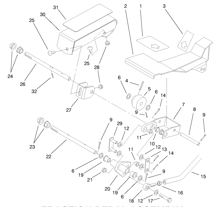 Traction Pedal Assembly