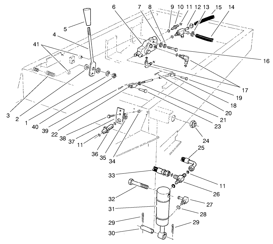 Hydrualic Lift System Assembly