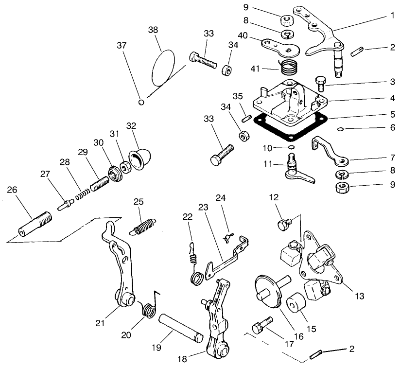 Governor Assembly (used On Serial No. 60001-60230 & 60233-60252)